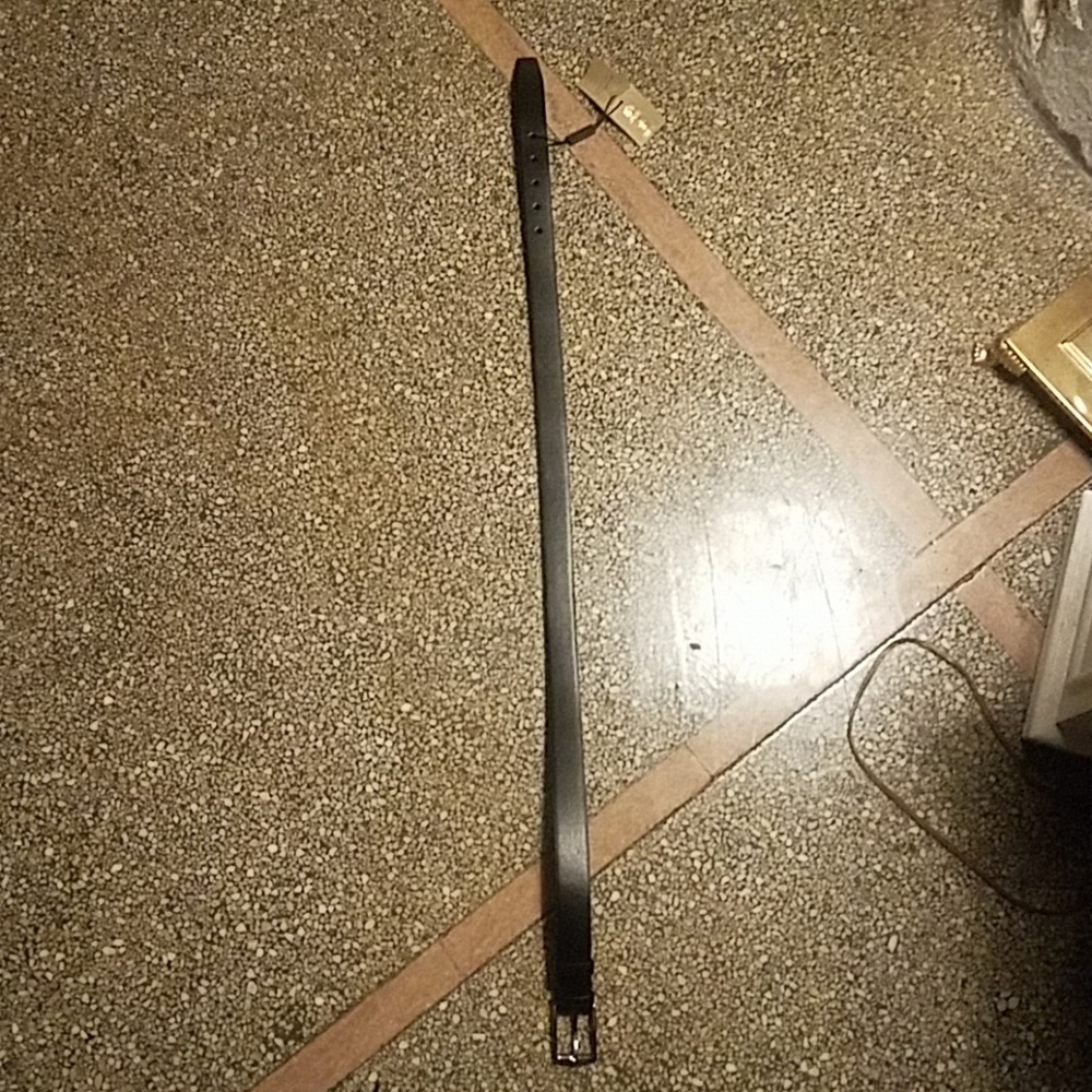 Burberry mens black belt